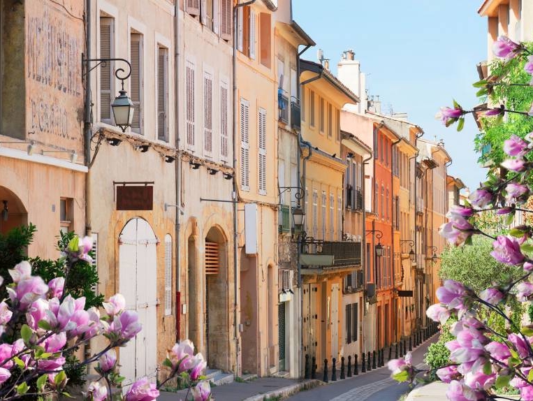 Les rues d'Aix en Provence